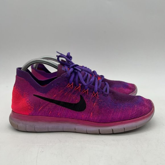 Nike Free RN Flykni 880844-600  Women`s Size 9.5 Running Shoes Athletic Sneakers - Picture 10 of 11